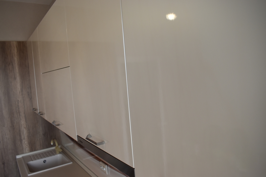 Белый кухонный гарнитур-Кухня МДФ в ПВХ «Модель 504»-фото14