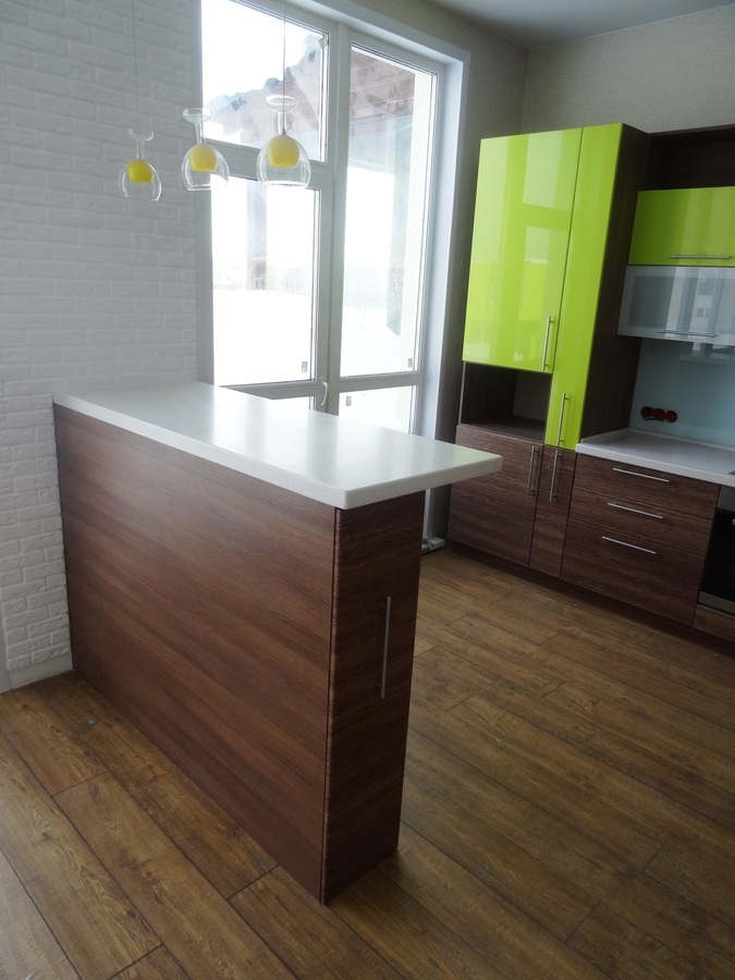 Встроенная кухня-Кухня МДФ в ПВХ «Модель 512»-фото2