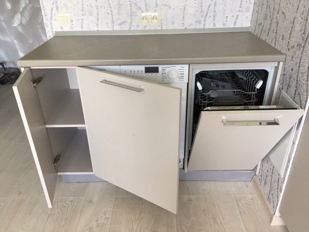 Белый кухонный гарнитур-Кухня МДФ в ПВХ «Модель 168»-фото10