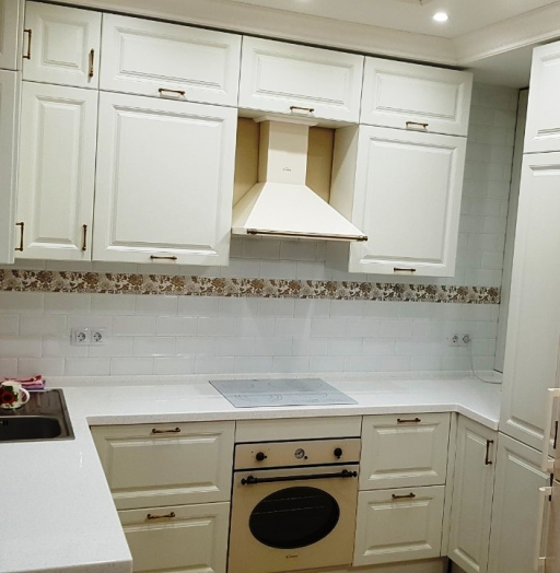 Белый кухонный гарнитур-Кухня МДФ в ПВХ «Модель 531»-фото7