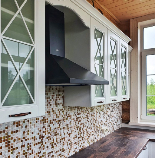 Белый кухонный гарнитур-Кухня МДФ в эмали «Модель 525»-фото10